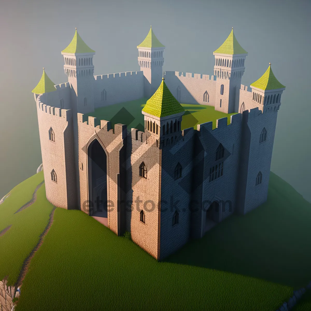 Picture of Palace of Cards: 3D Architectural Castle Structure