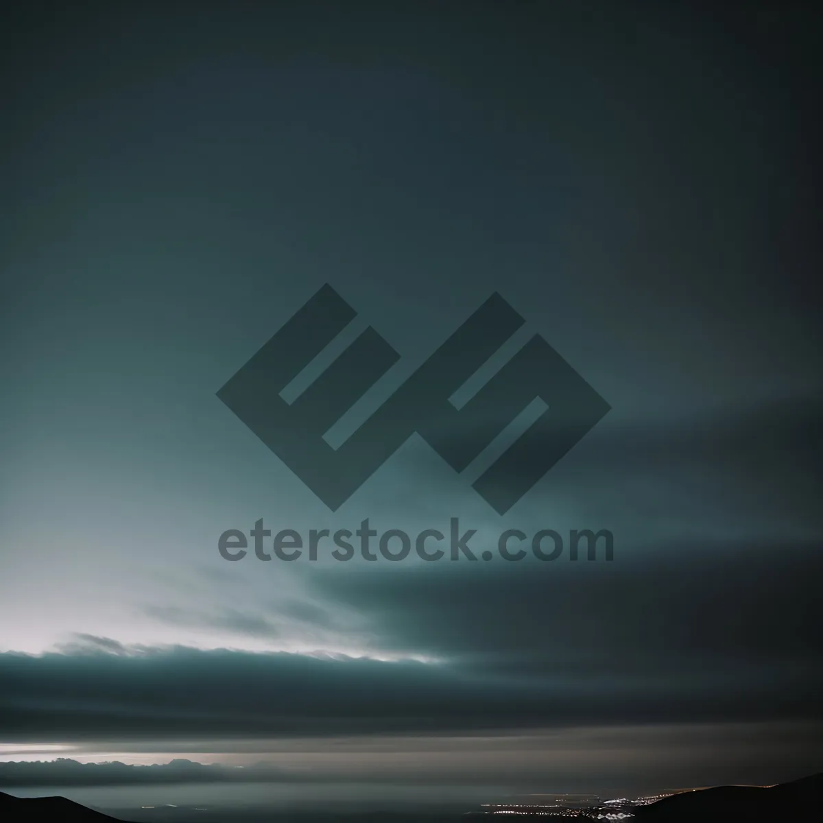 Picture of Breathtaking Sunset Over Serene Beach