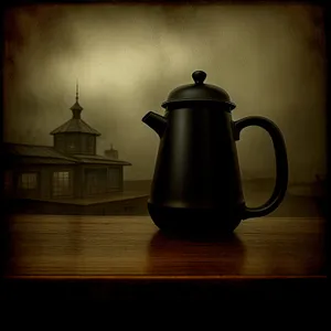 Traditional Ceramic Coffee Pot - Kitchen Utensil