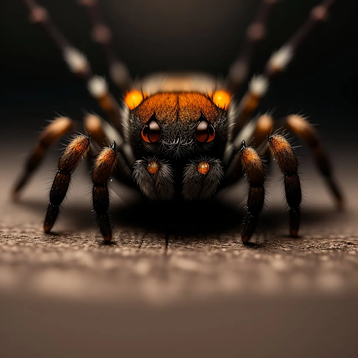 Picture of Close-up of Hairy Barn Spider Legs