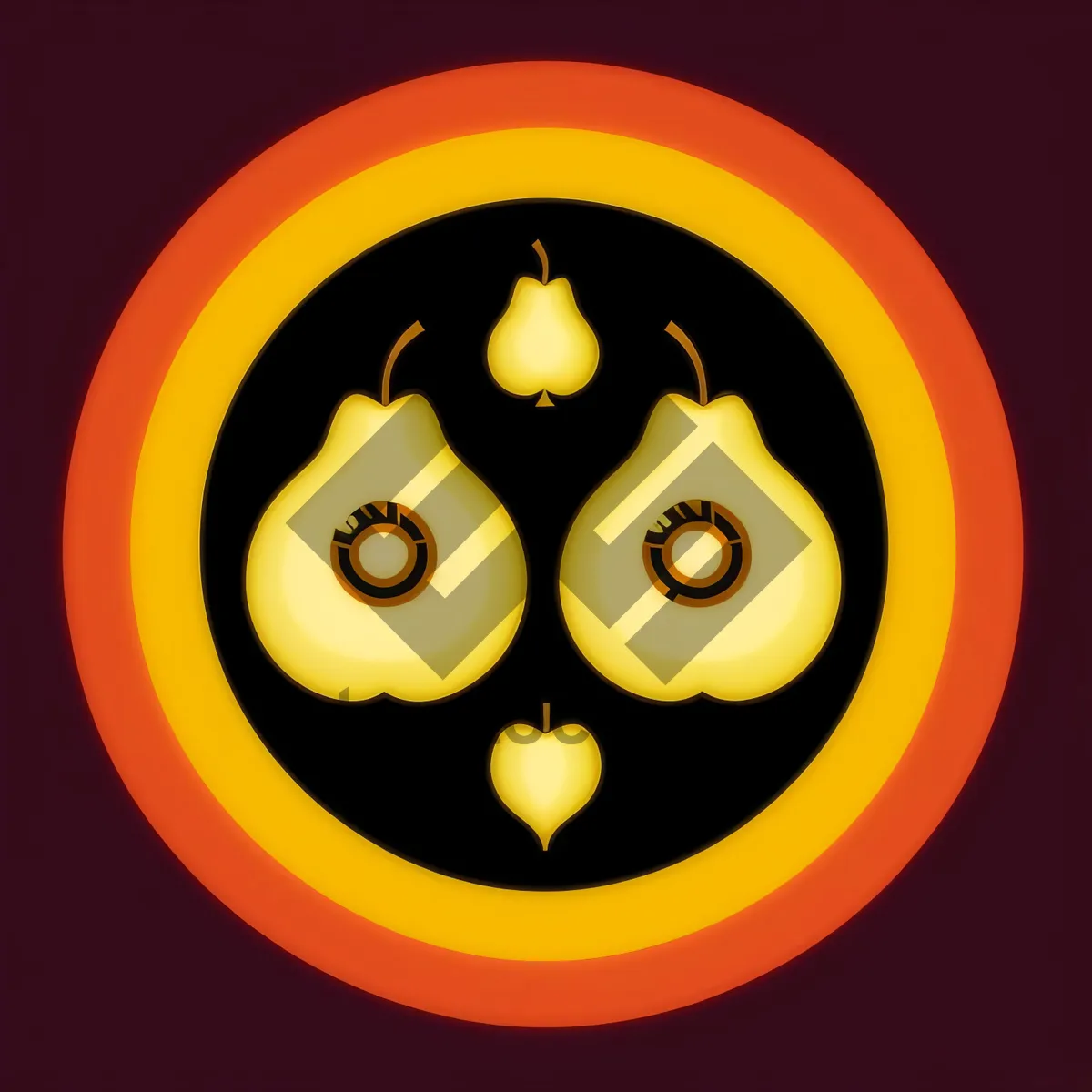 Picture of Glossy Black Round Web Button Set