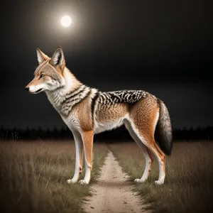 Coyote Fur: Wild Canine with Fierce Charm