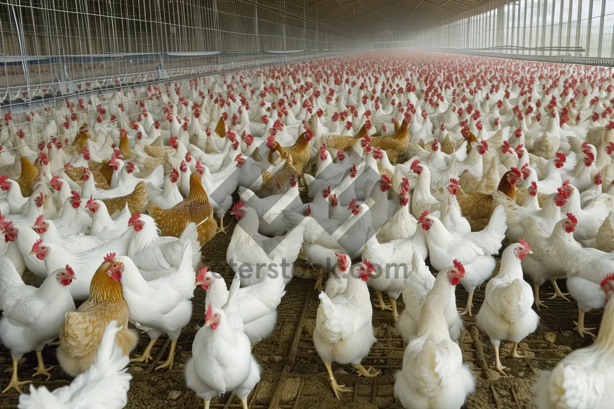 Picture of Hen in Livestock Farm - Animal Bird Icon