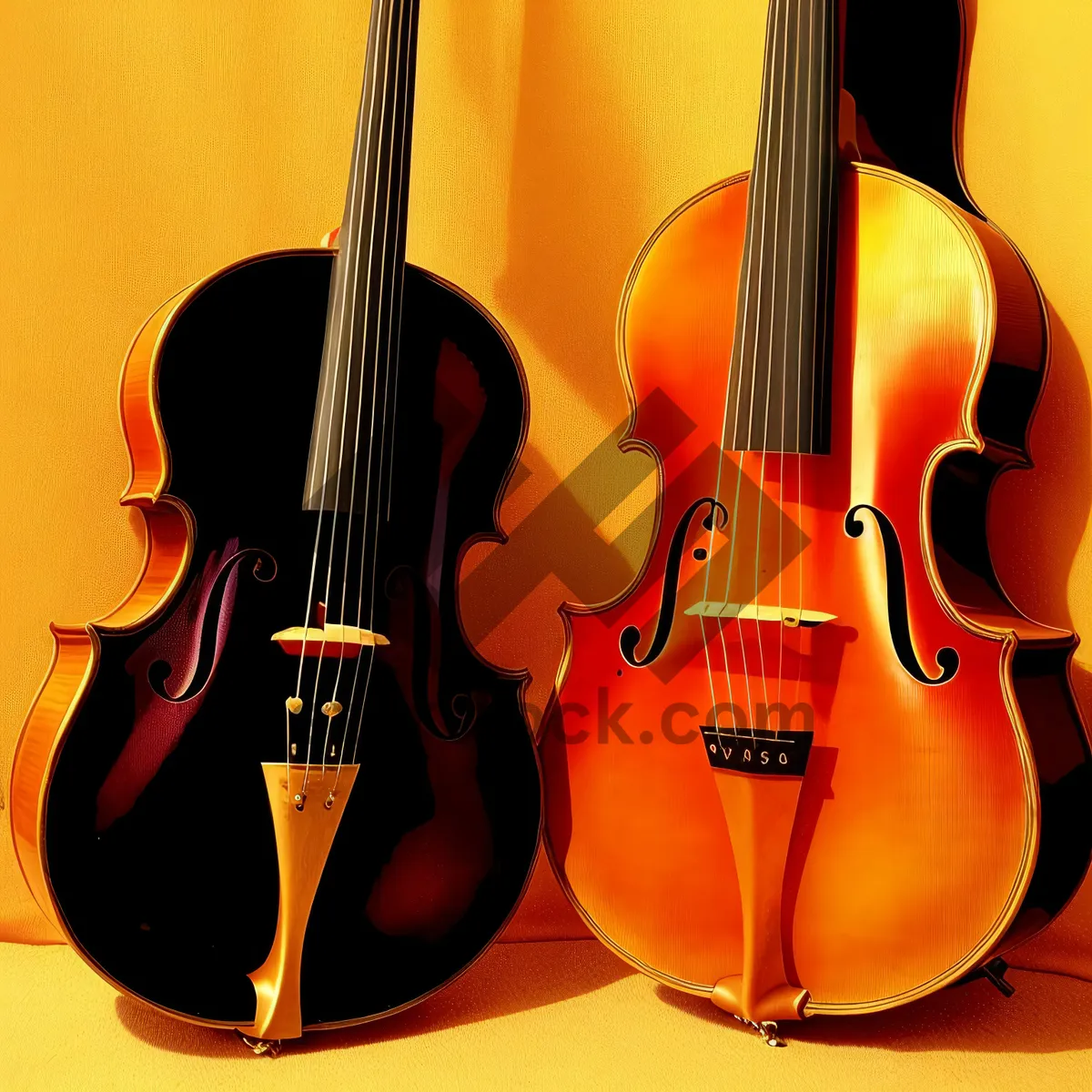 Picture of Melodic Stringed Instruments Creating Musical Harmony