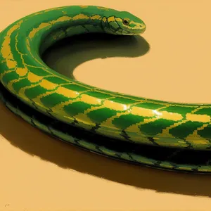 Green Mamba, the Menacing Reptile of the Wild