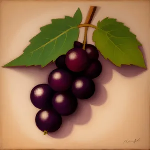 Juicy Berry Explosion: Fresh, Ripe Cherries with Sweet Grapes