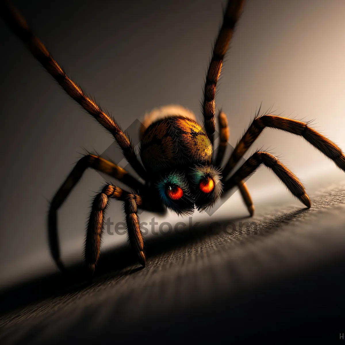 Picture of Barn Spider - Close-Up Wildlife Shot