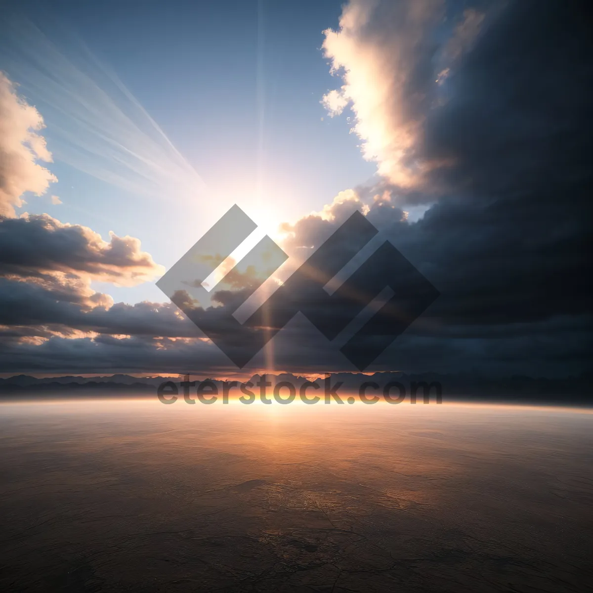 Picture of Vibrant Sunset Reflections Over Ocean