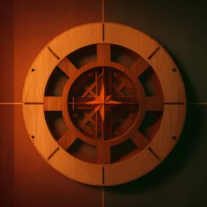 Timepiece: Wall Clock with Spinning Wheel Design