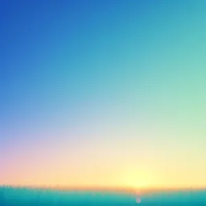 Vivid Summer Sky with Fluffy Clouds