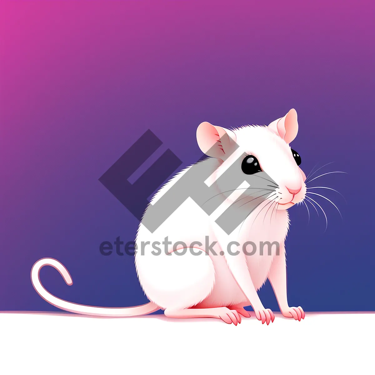 Picture of Cute Coquette Kitty Cartoon Clip Art