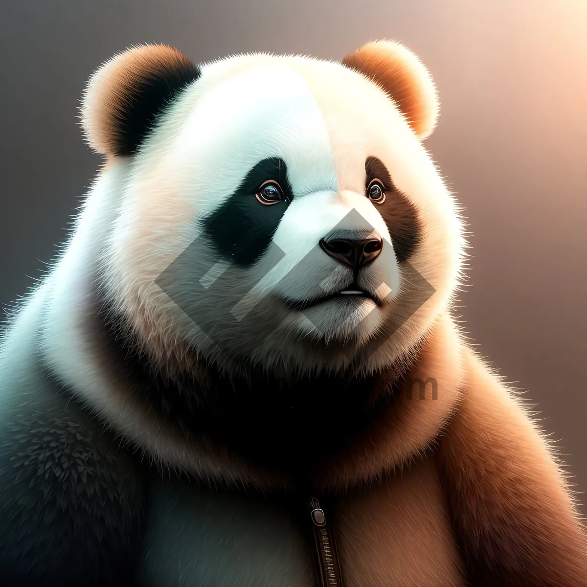 Picture of Cute Giant Panda Bear in Wildlife