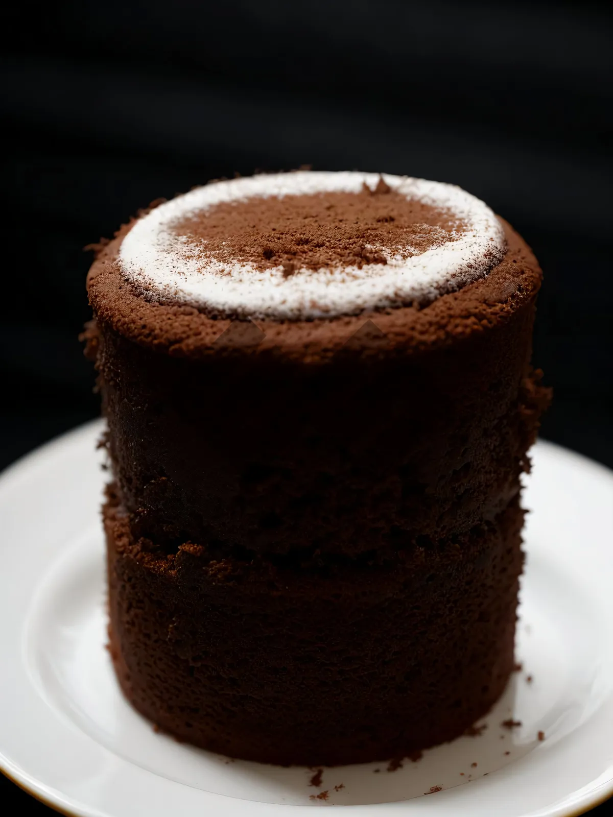 Picture of Delicious Chocolate Espresso Cupcake with Whipped Cream