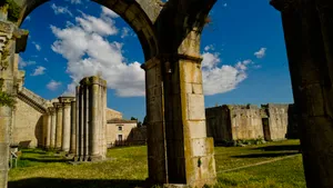 Ancient Triumphal Arch at the Historic Ruins