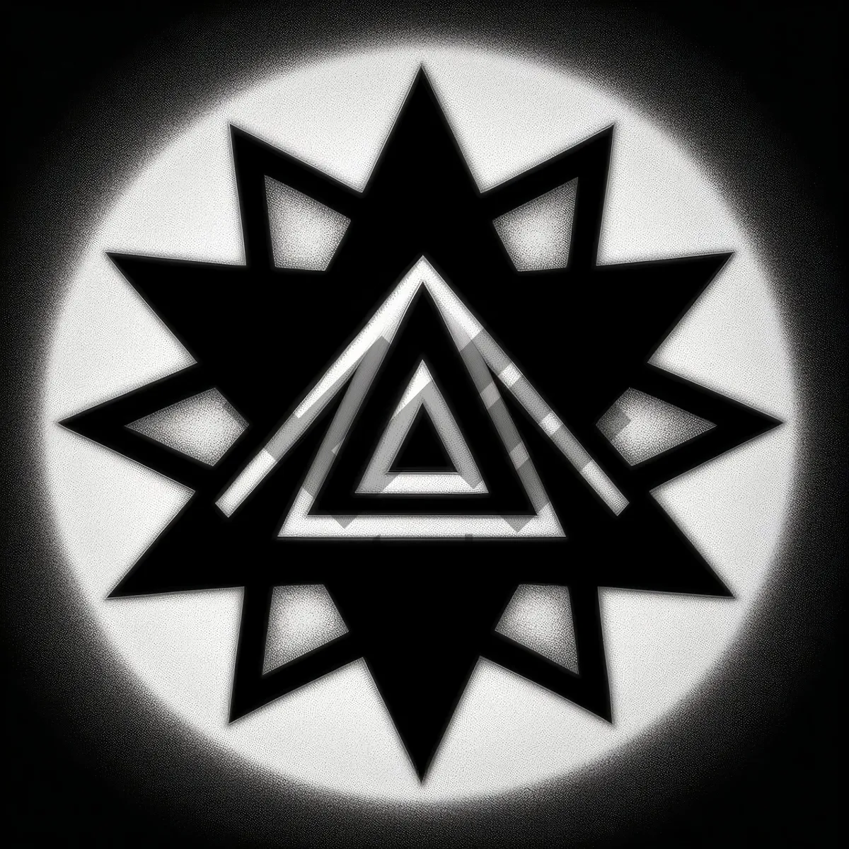 Picture of Black Lightning Icon: Striking Gem Symbol