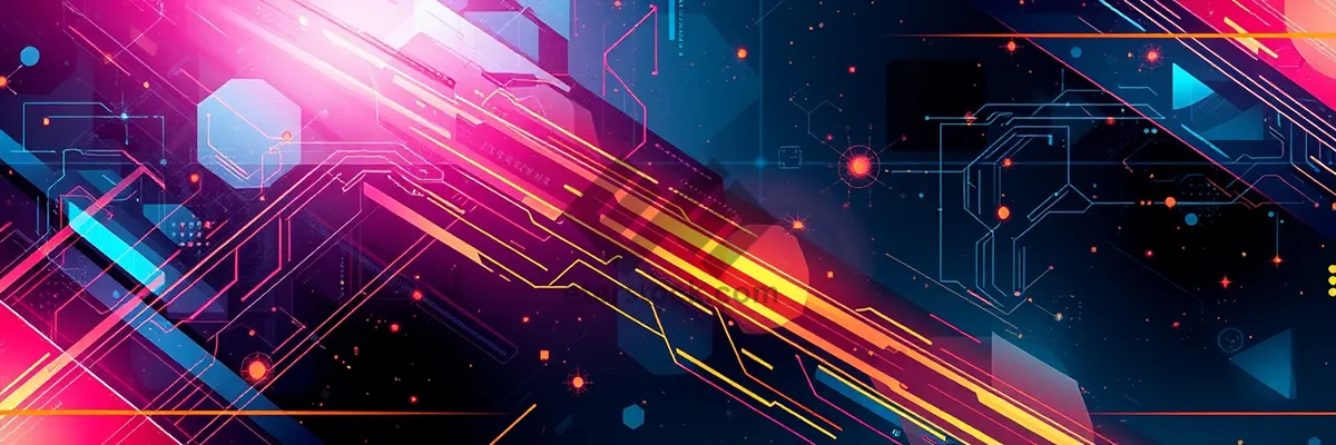 Picture of Modern Starlight Glow Design Wallpaper with Laser Motion