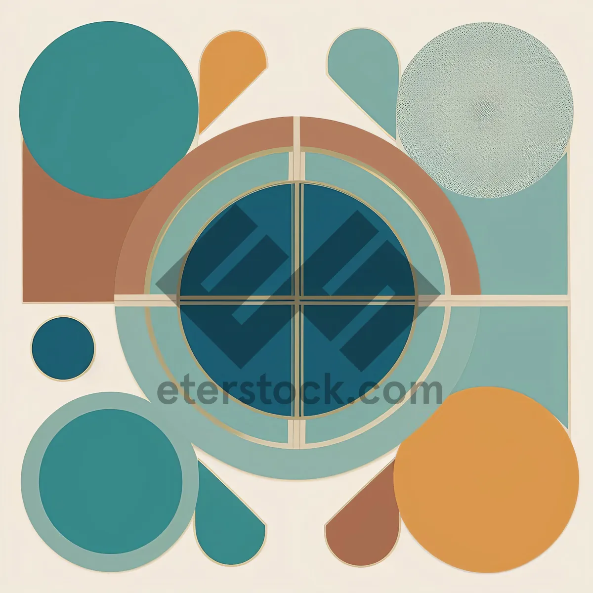 Picture of Web Design Circle Icon Set - Artistic Glossy Graphic Buttons