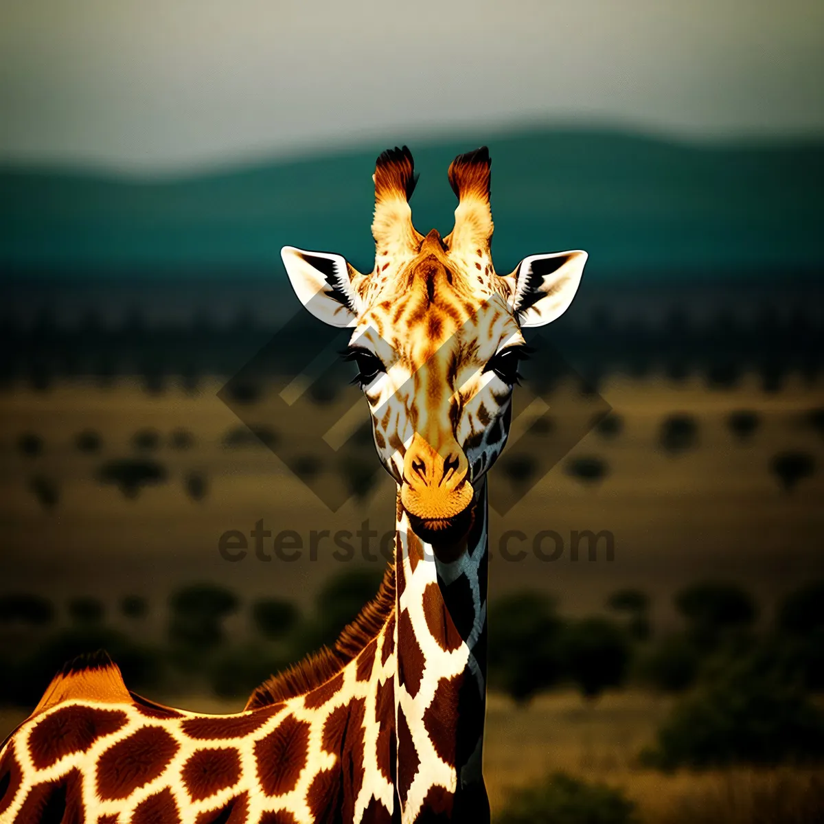 Picture of Safari Serenity: Majestic Giraffe in the Wild