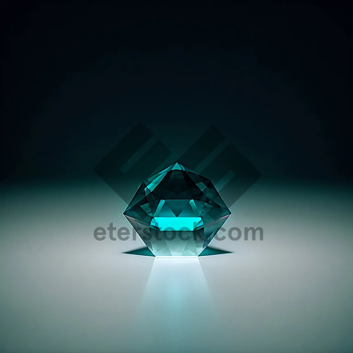 Picture of Glass Gem Symbol Solid Matter Icon Design