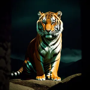 Majestic Tiger Stripes in the Wild