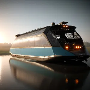 City travel by ship: Fast and scenic transportation.