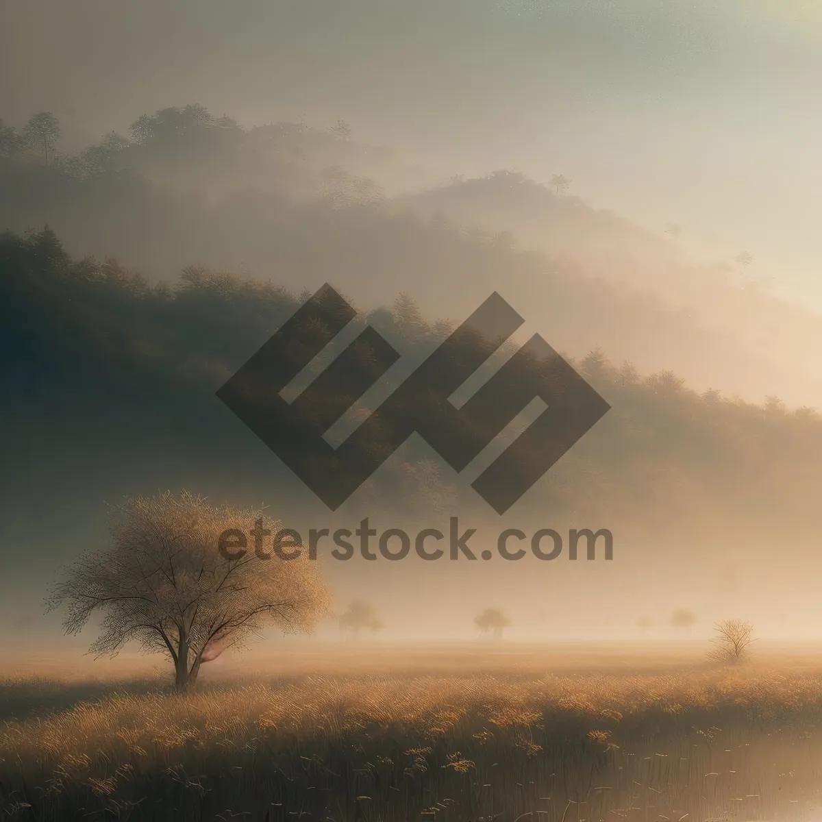 Picture of Vibrant Sunset Sky with Radiant Clouds