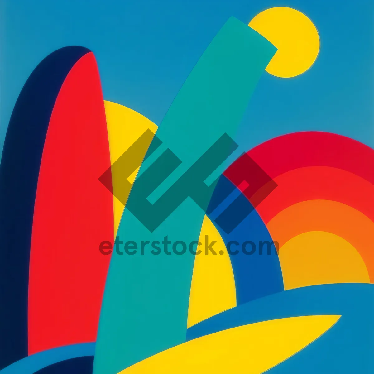 Picture of Flag of [Country] - Symbolic Graphic Design Art