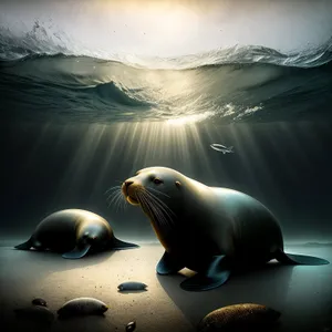 Arctic Seal: Majestic Marine Life on the Beach