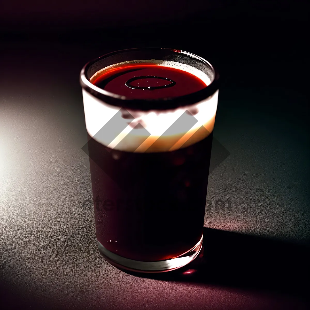 Picture of Refreshing Espresso in a Chilled Glass