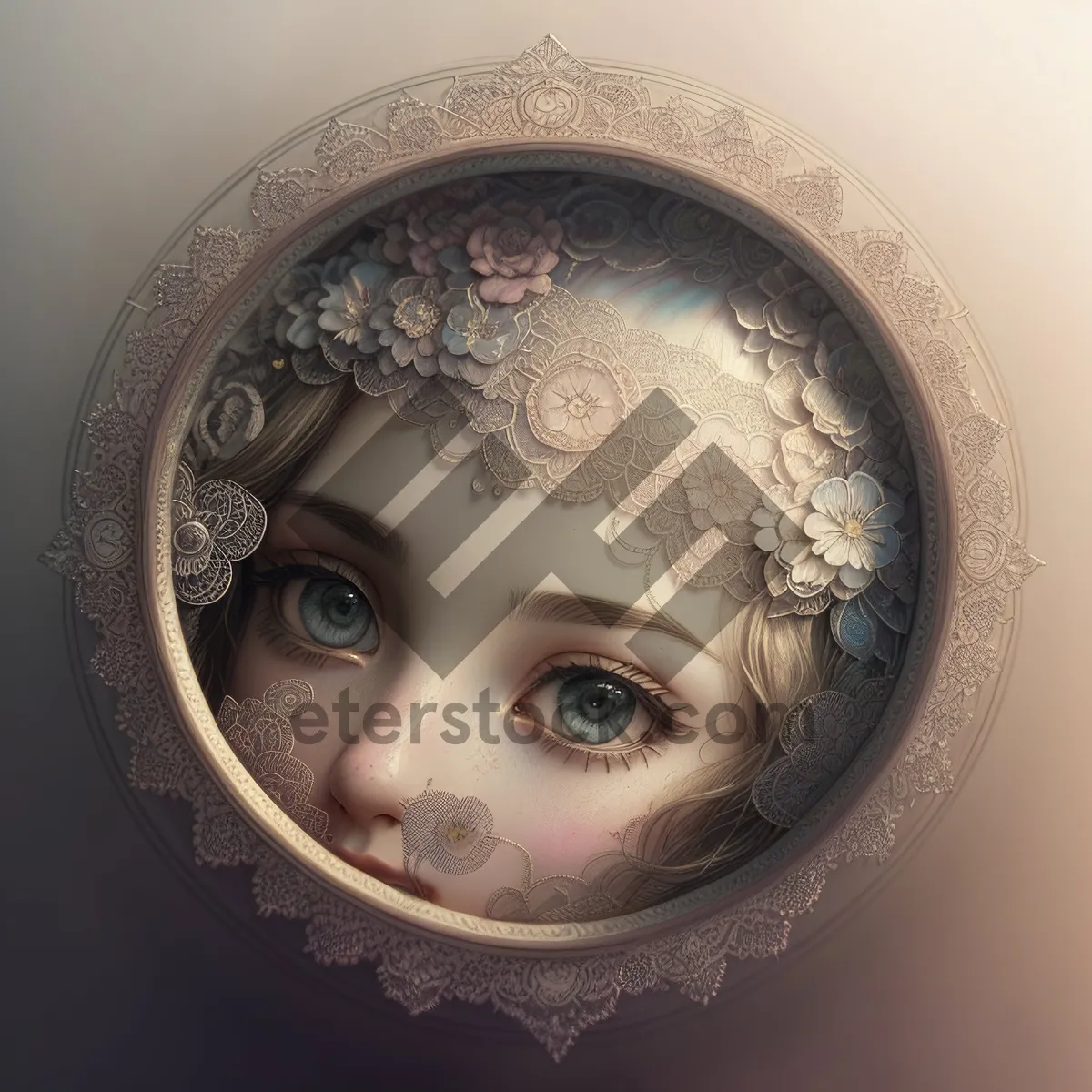 Picture of Concealed Identity: Close-Up Portrait with Mask