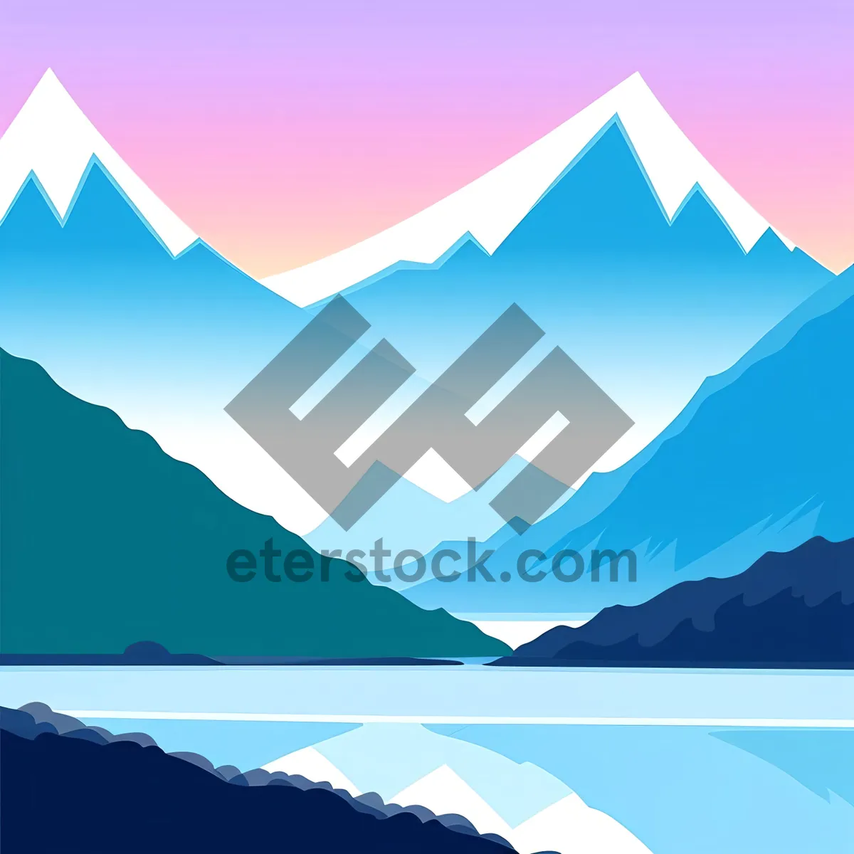 Picture of Country Graphic Art: Pyramid Symbol Design