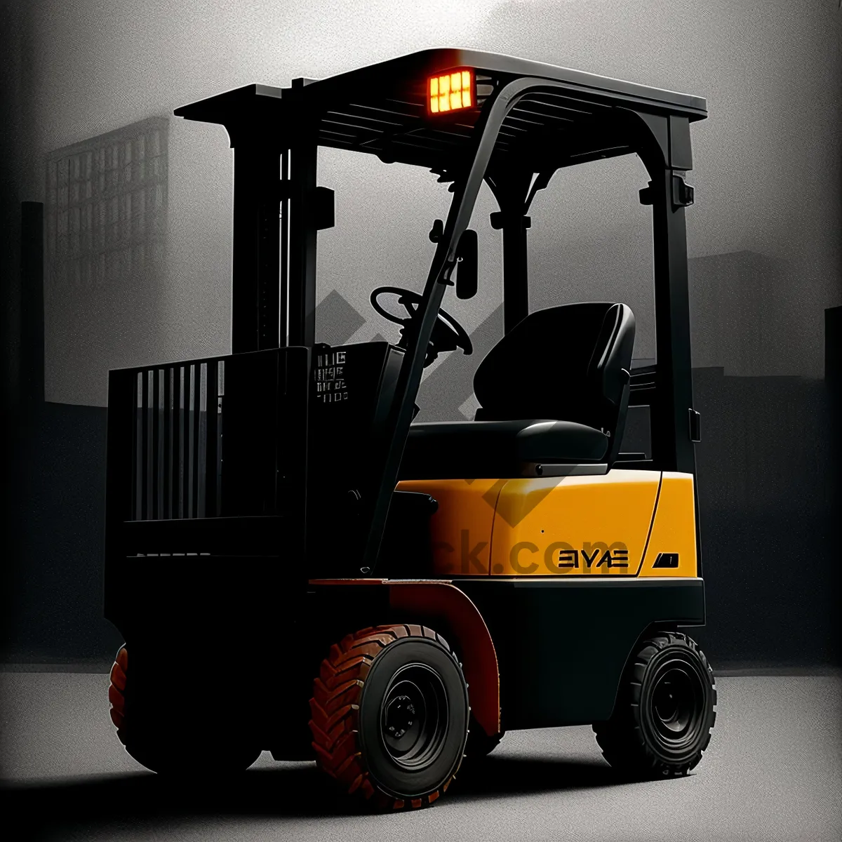 Picture of Heavy-duty Forklift Truck in Industrial Transportation