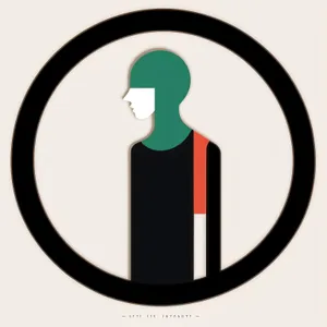 Glossy 3D Shiny Circle Web Icon