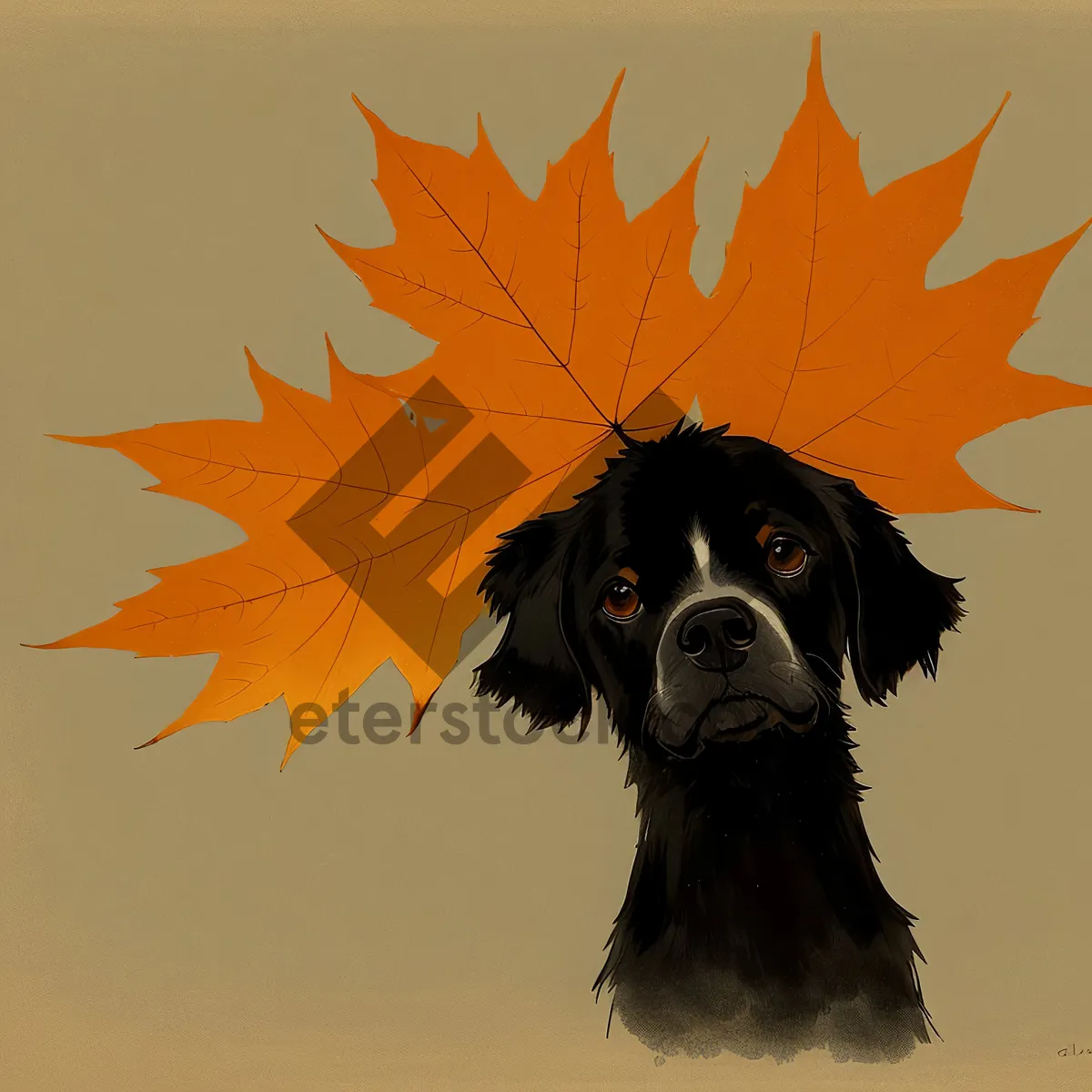 Picture of Springer Spaniel Puppy - Adorable Sporting Dog Portrait