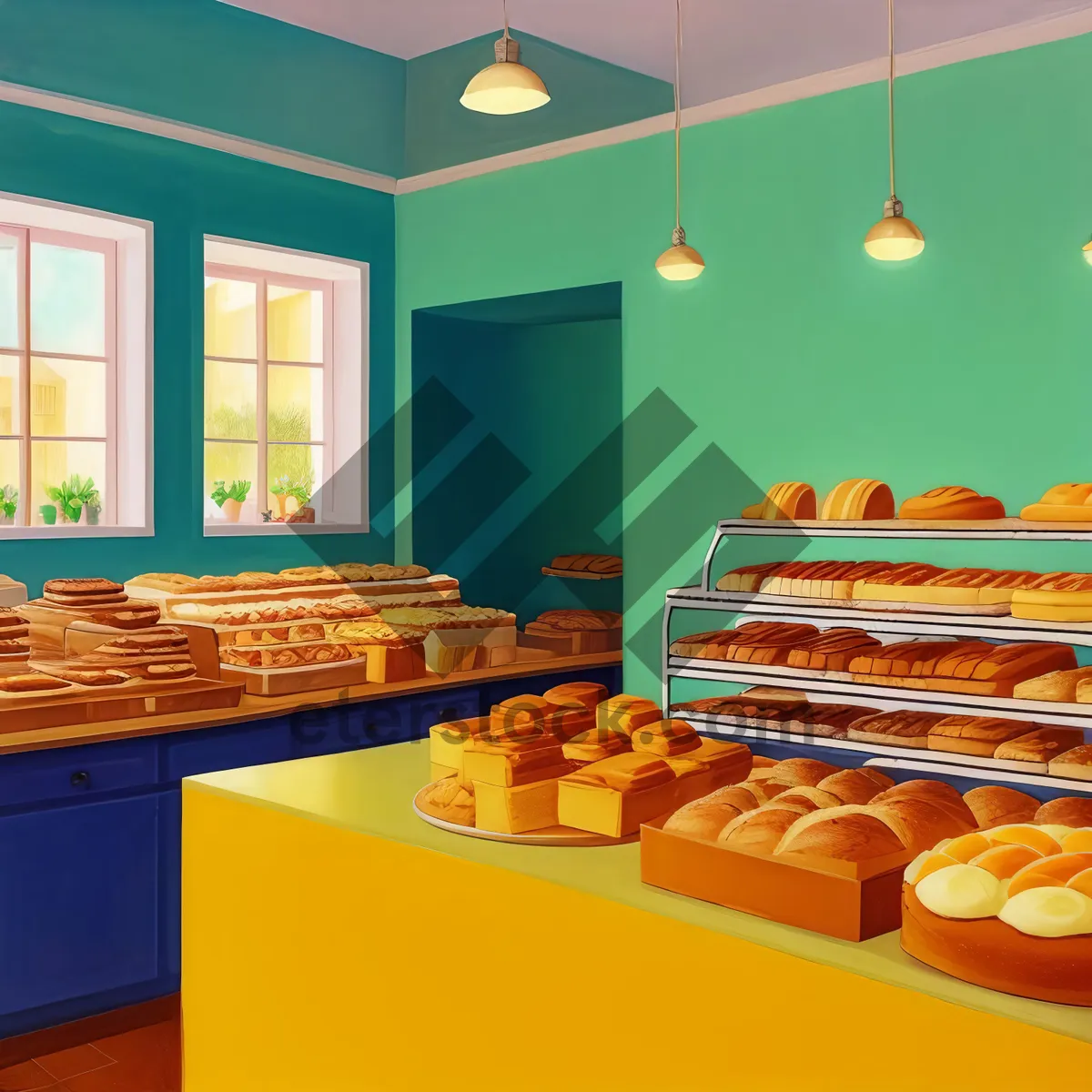 Picture of Modern Luxury Living Room with Wood Furniture