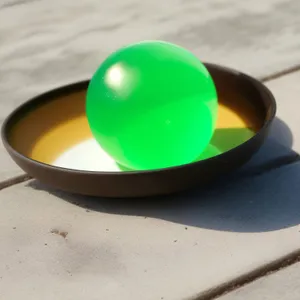 Food Bowl with Egg and Cup Candle