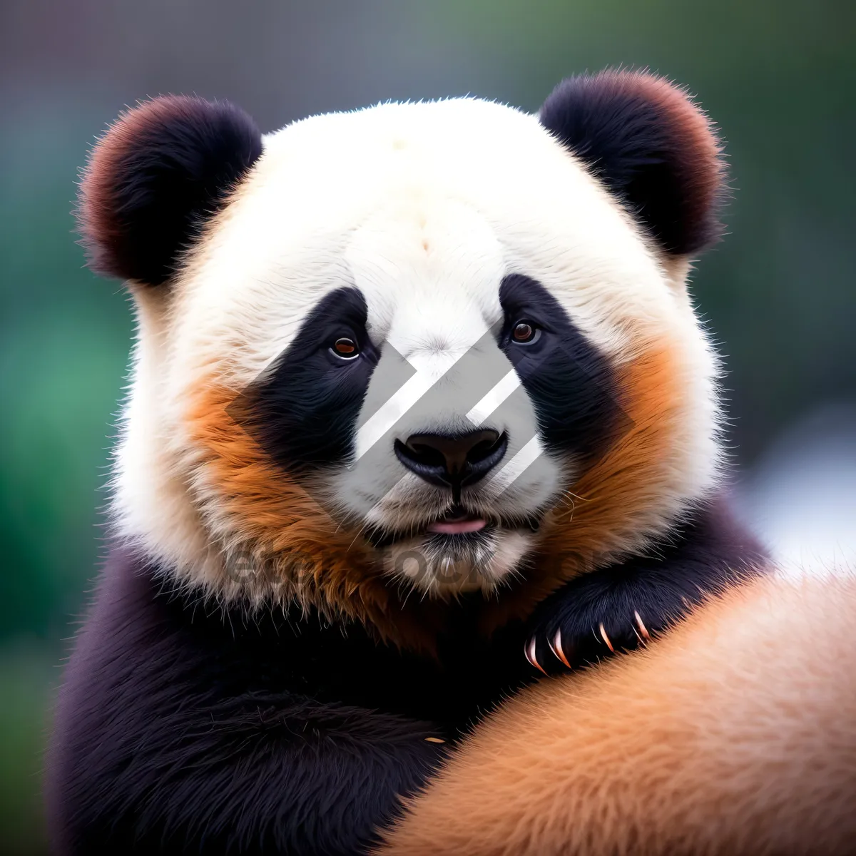 Picture of Cute Baby Black Bear in Menagerie