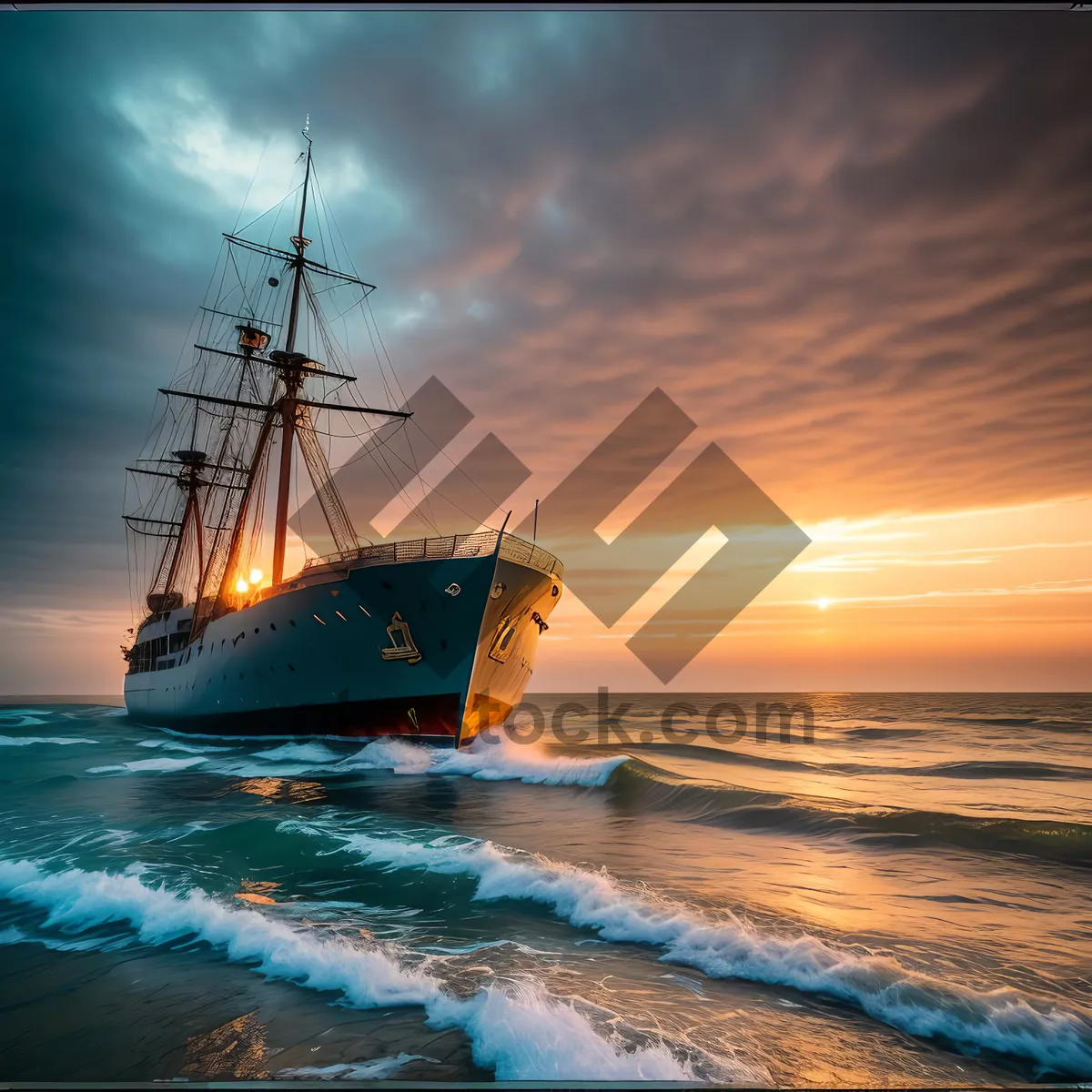 Picture of Serene sunset sail along the coastal harbor