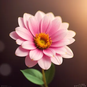 Vibrant Pink Daisy Blossom in Full Bloom