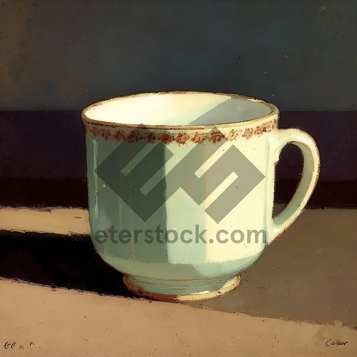 Picture of Mixed Drink in Coffee Mug