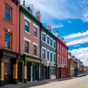 Urban Brick Building with Old School Charm