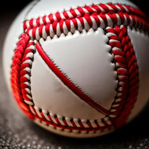 Baseball glove and ball on grass