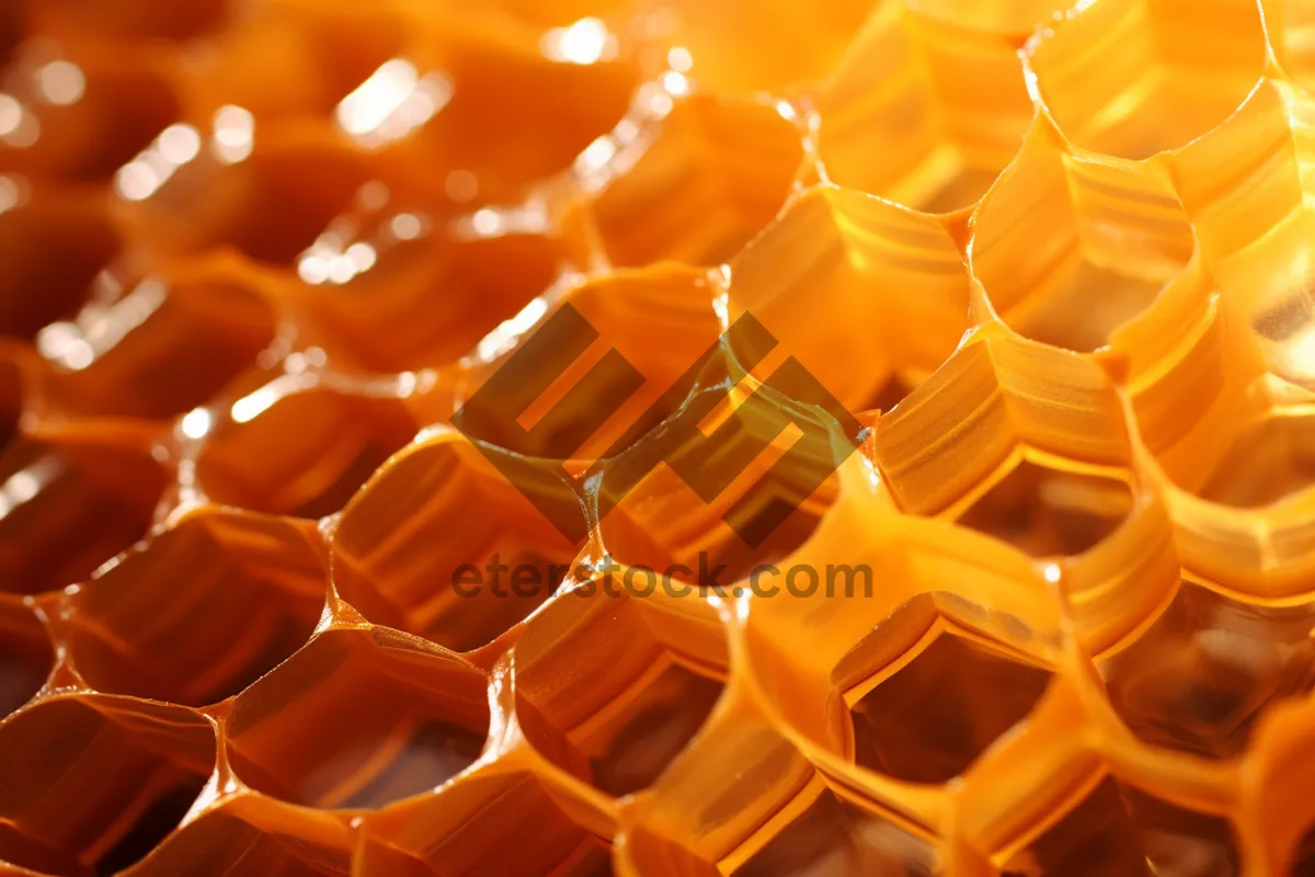 Picture of Modern Geometric Honeycomb Art Design Texture Backdrop