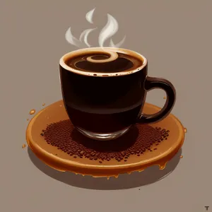 Dark Roast Morning Cup: Hot Caffeinated Beverage