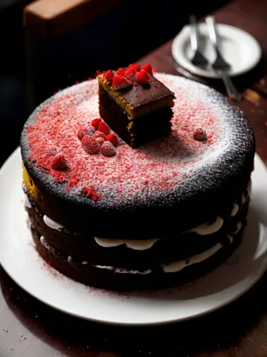 Decadent Chocolate Cake with Creamy Icing