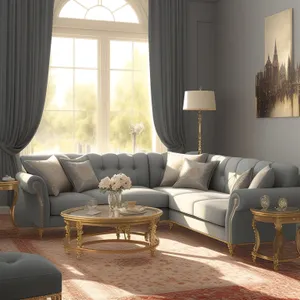 Modern Luxury Living Room with Comfortable Furnishings