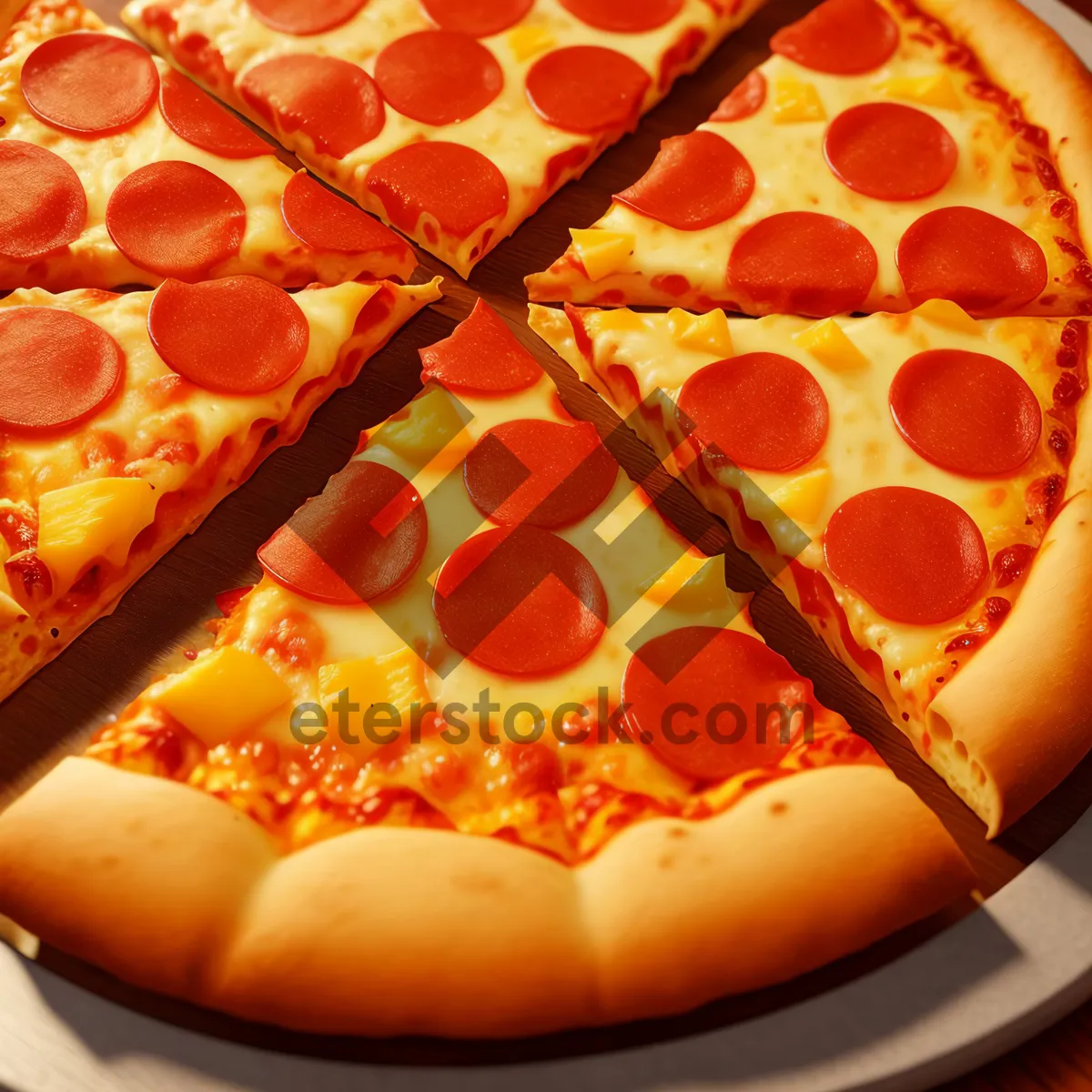 Picture of Delicious Cheese Pizza with Fresh Citrus Slices