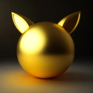 Shiny Easter Hen Icon - 3D Sphere