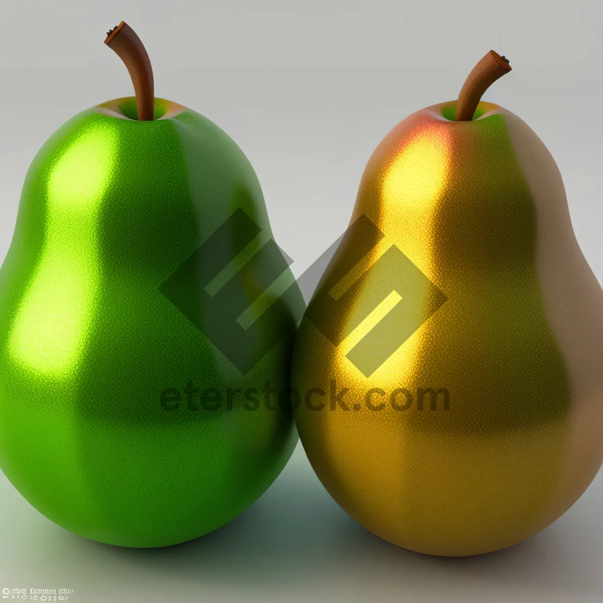 Picture of Fresh and Juicy Yellow Pear - Healthy Fruit Snack