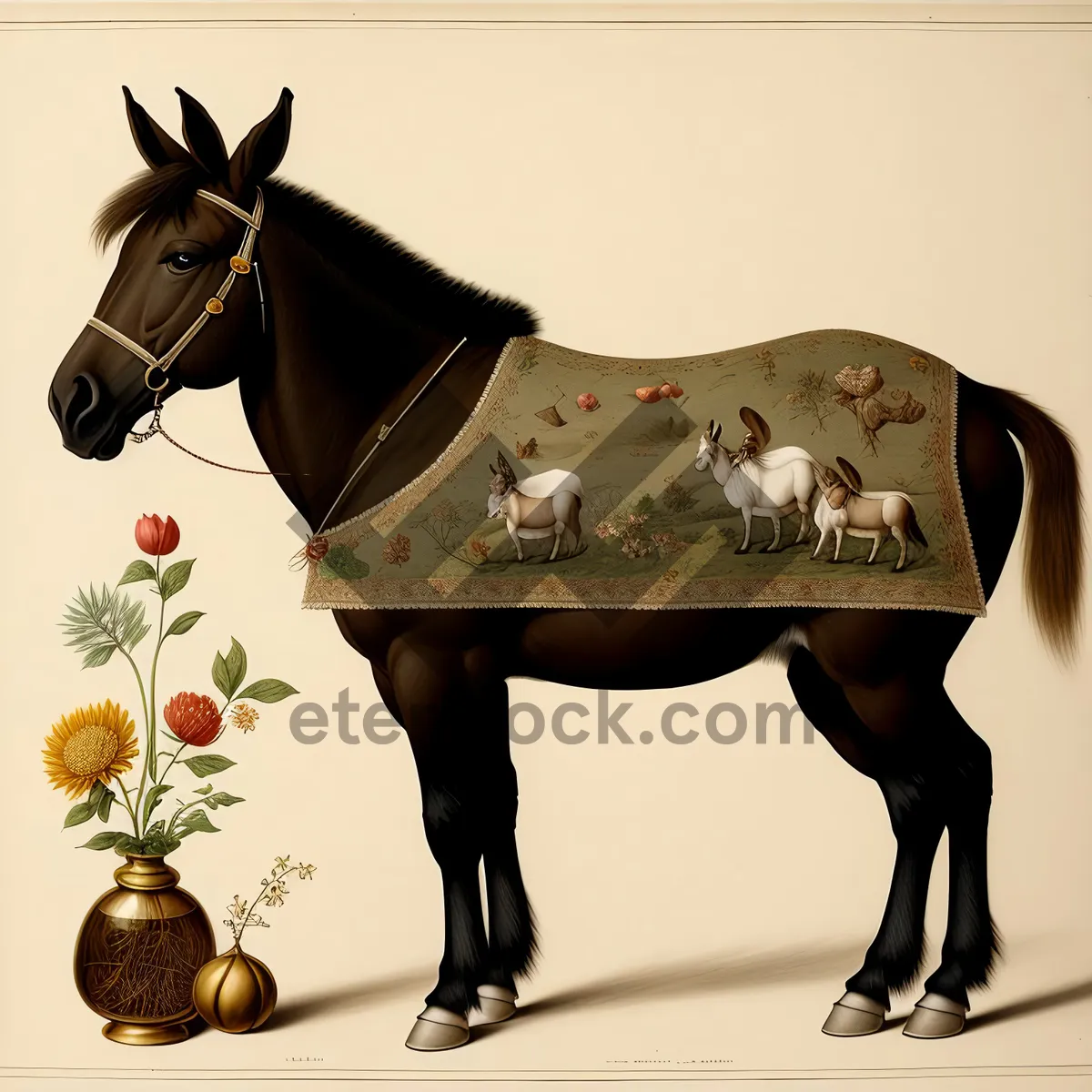 Picture of Equine Equestrian Gear for Stylish Stallions and Mares.